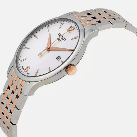 NEW Tissot T-Classic Tradition Stainless Steel Analog Men's Watch - Picture 4 of 6